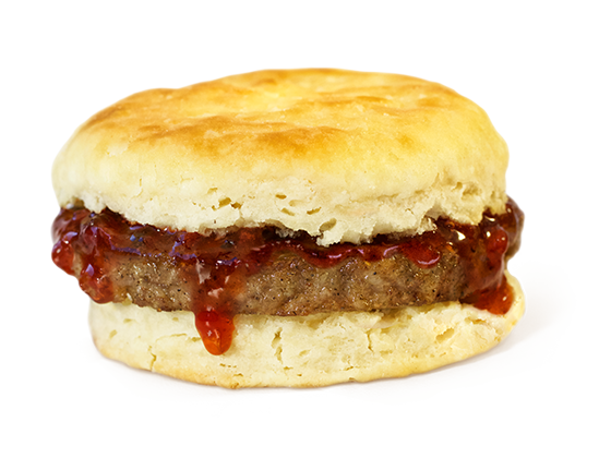 Spicy Strawberry Sausage Biscuit