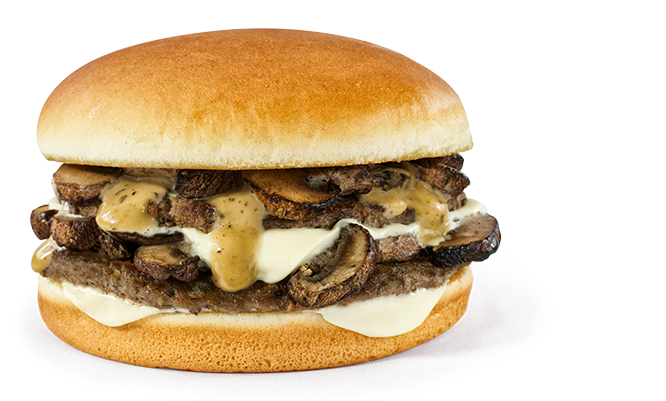 Mushroom Swiss Burger